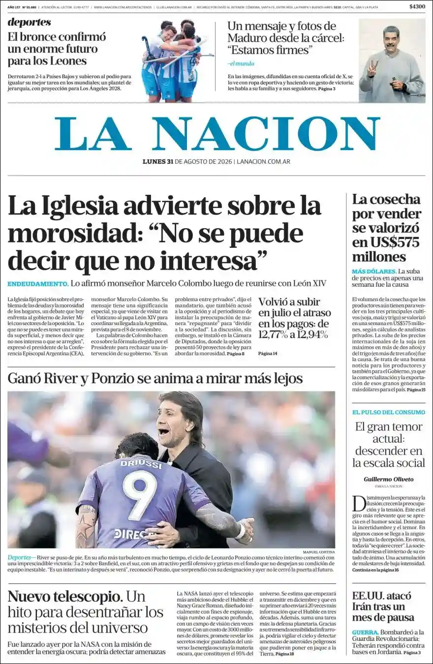 Media Panel - Developments and Systems | GUACHIPAS FM - Tapa del diario Nacion